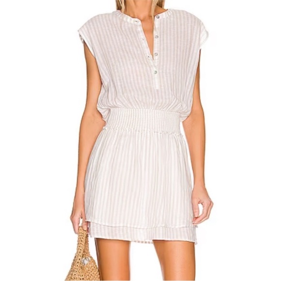 RAILS Angelina Mini Dress in Dune Stripe XS - Picture 1 of 13